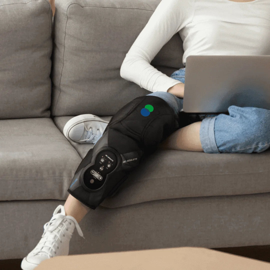 Xpress Rechargeable Knee Massager for Pain Relief, Leg Massager with Heat and Compression Relief