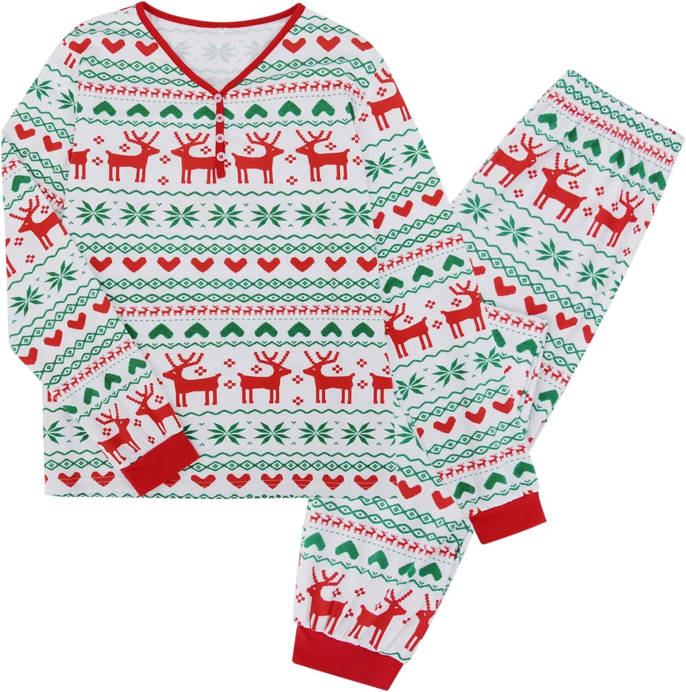 Christmas Pajamas for Family, Family Christmas Pajamas Pjs Matching Sets Top Sleepwear Jammies