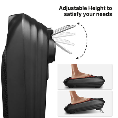 Foot Massager with Heating,Shiatsu Foot Massager for Circulation, Back Massager, Foot Warmer and Massager for Neuropathy Muscle Pain Relief Plantar Fasciitis, Gifts for Women Men