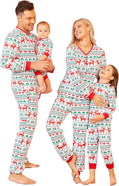 Christmas Pajamas for Family, Family Christmas Pajamas Pjs Matching Sets Top Sleepwear Jammies