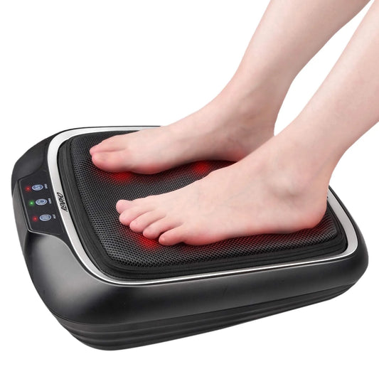 Foot Massager with Heating,Shiatsu Foot Massager for Circulation, Back Massager, Foot Warmer and Massager for Neuropathy Muscle Pain Relief Plantar Fasciitis, Gifts for Women Men