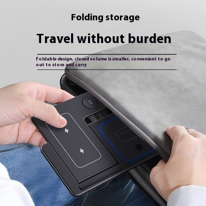 3-in-1 LED Fast Wireless Charger Stand Foldable Charging Station