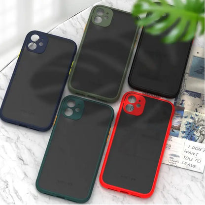 Funda de teléfono mate de piel de armadura de lujo para iPhone 11 12 13 14 15 Pro Xs Max X XR 6 6s 7 8 Plus SE 2020 13 mini funda dura para PC