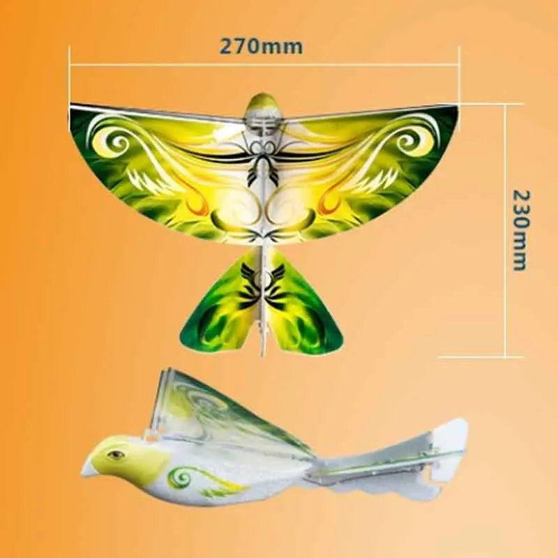 2.4GHz RC Plane RC Bird Remote Control Toys E-bird Flying Electronic Birds Mini RC Drone Toys for Birthday Gifts Boys Girls