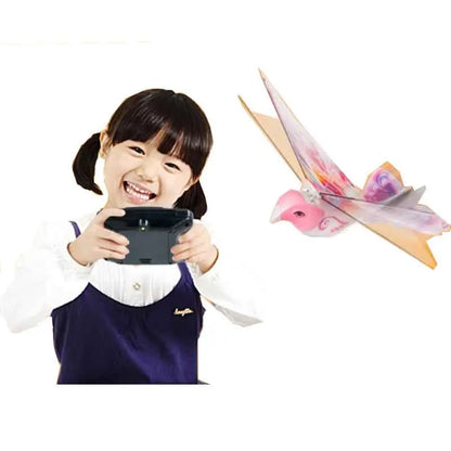 2.4GHz RC Plane RC Bird Remote Control Toys E-bird Flying Electronic Birds Mini RC Drone Toys for Birthday Gifts Boys Girls