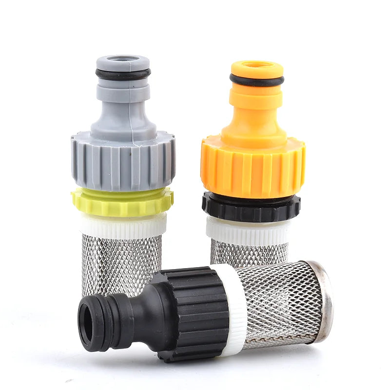 1/2 3/4 Inch Garden Watering Filter Car Washer Irrigation Hose Filter Water Pipe Quick Connector Aquarium Water Pump Strainer