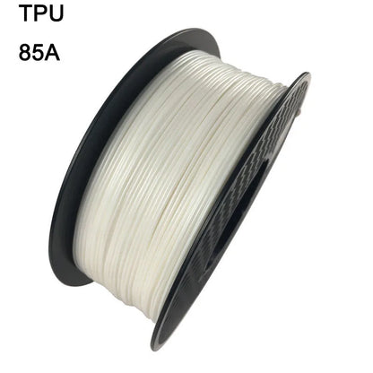 Consumibles para impresora 3D TPU 85A, consumibles de alambre flexible, alambre de elastómero de 1,75 mm de diámetro, consumibles de 1 kg