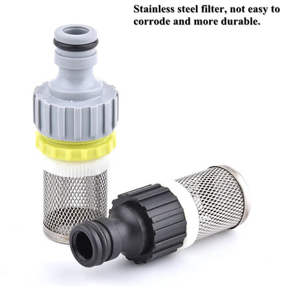 1/2 3/4 Inch Garden Watering Filter Car Washer Irrigation Hose Filter Water Pipe Quick Connector Aquarium Water Pump Strainer