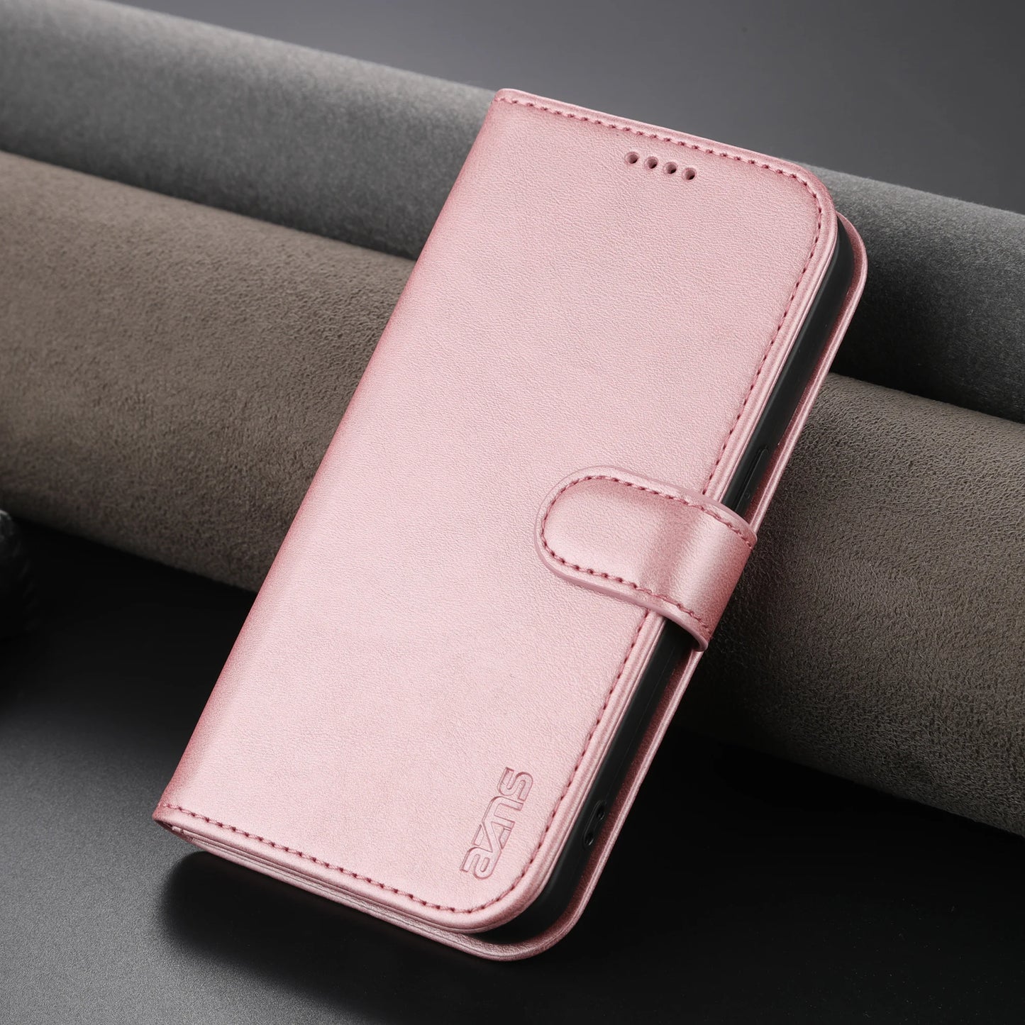 Funda para iPhone 13 15 Pro Max funda de teléfono con bolsillo para tarjetas para IPhone 14 12 11 XS 8Plus 7P 6P 13Pro SE2 Cartera de cuero genuino de alta calidad