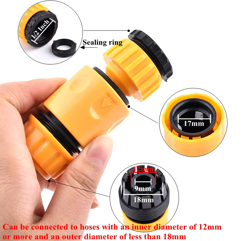 1/2 3/4 Inch Garden Watering Filter Car Washer Irrigation Hose Filter Water Pipe Quick Connector Aquarium Water Pump Strainer