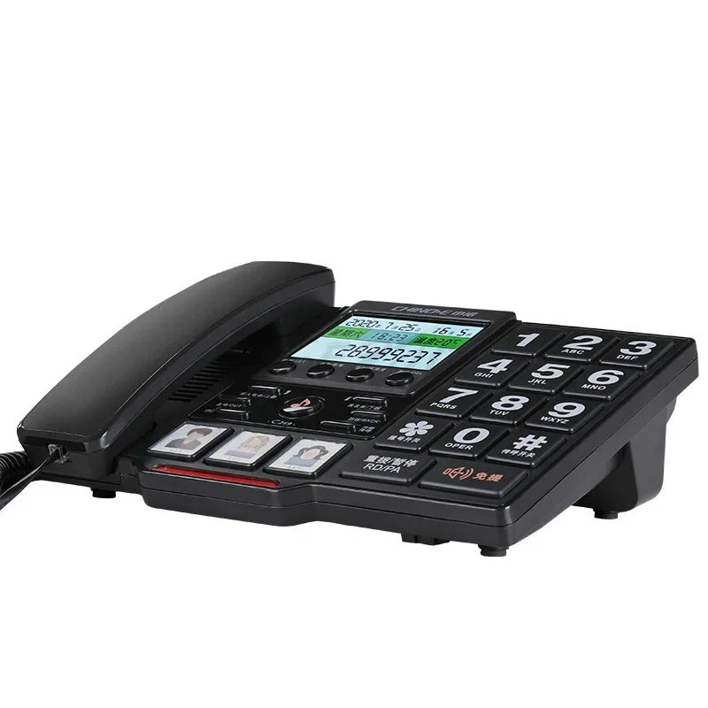 C219 Big Button Big Display for Seniors Call Display Hands-Free Speaker Home Landline Phone