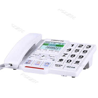 C219 Big Button Big Display for Seniors Call Display Hands-Free Speaker Home Landline Phone