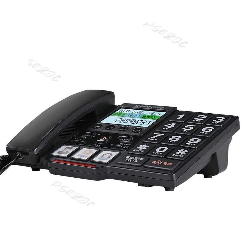 C219 Big Button Big Display for Seniors Call Display Hands-Free Speaker Home Landline Phone