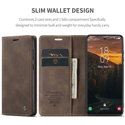 Funda de teléfono de cuero con tapa magnética S24FE para Samsung Galaxy S24 FE S24Plus Capa con ranura para tarjeta de crédito funda tipo billetera para Galaxy S24 Ultra