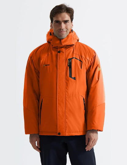 Men'S Mountain Waterproof Ski Snow Jacket Winter Windproof Rain Jacket